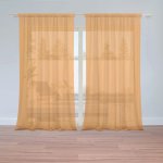 Záclony Oranžová: 2 ks - 150x250 cm - Sablio – Hledejceny.cz