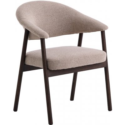 Unique Furniture Elk Pískově hnědá s tmavou dubovou podnoží – Sleviste.cz