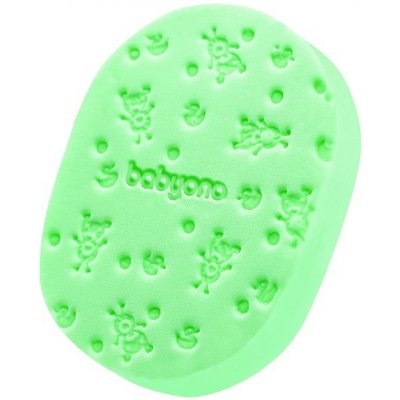 BabyOno houbička na mytí zelená