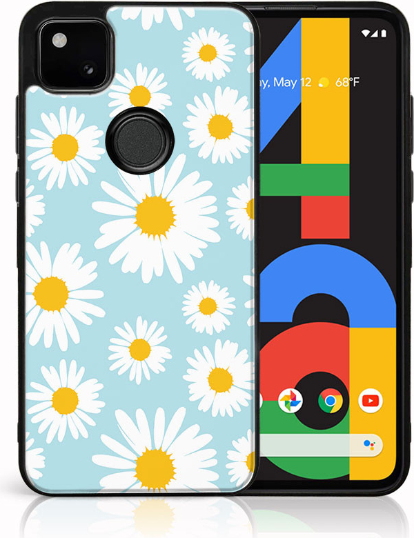 Pouzdro PROTEMIO 43535 MY ART Silikónový obal Google Pixel 4a CAMOMILE (124)