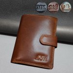 Monogram zdarma Kožená peněženka s ražbou vlastního monogramu. Pravá kůže kvalitní zpracování a dárková krabička. Originální dárek pro muže. – Hledejceny.cz