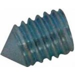 šroub stavební "červík" M6*6mm imbus+hrot 45H Zn DIN 914 – Sleviste.cz