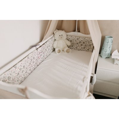 Kontrastní mantinel do postýlky Černá na bílé – Hledejceny.cz