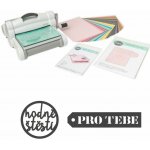 Sizzix A5 Big Shot Starter Kit bílo-šedý + dárek 2 x česká šablona – Sleviste.cz