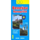 Benešov Konopiště-plán města 1:7 500