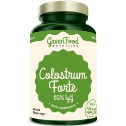 GreenFood Nutrition Colostrum Forte 60% IgG 60 kapslí