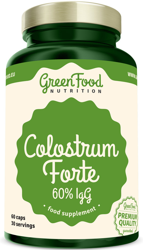 GreenFood Nutrition Colostrum Forte 60% IgG 60 kapslí