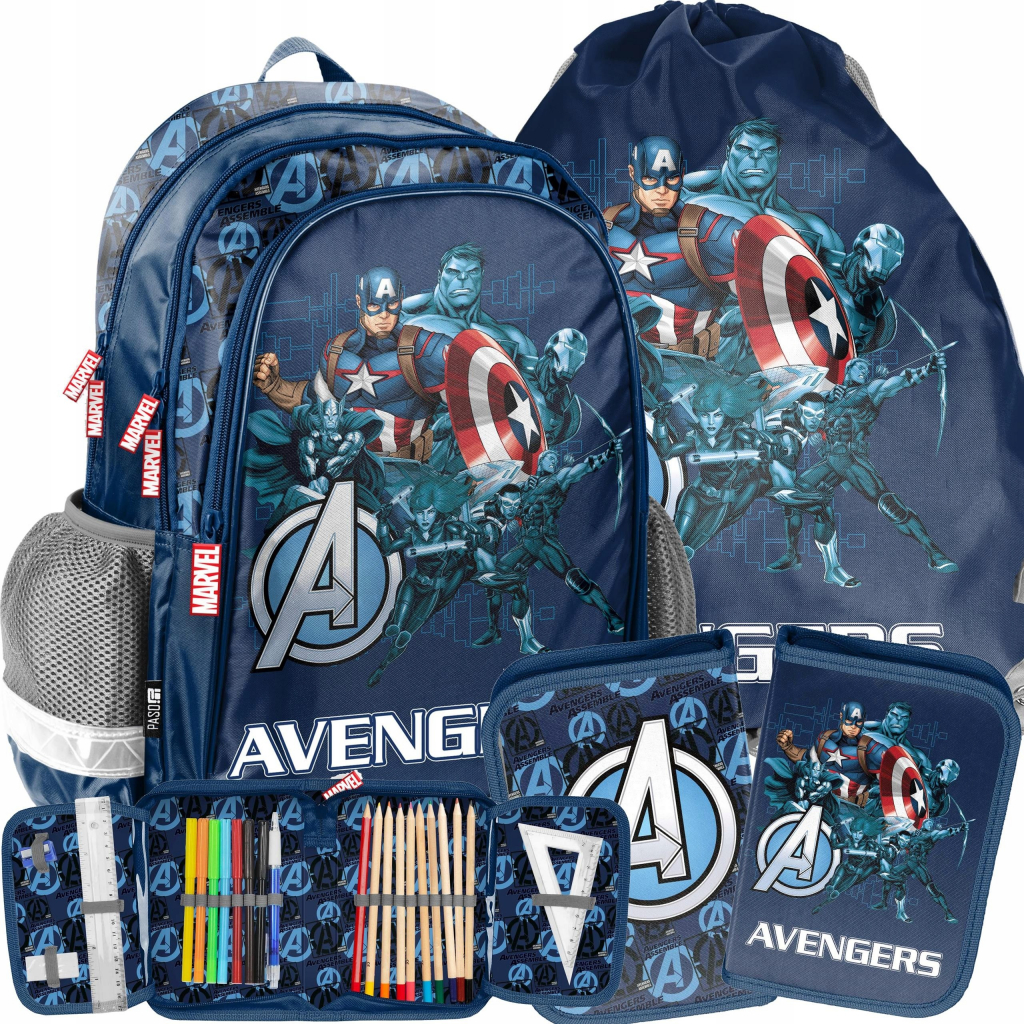 Paso batoh Avengers modrá