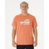 Pánské Tričko Rip Curl SURF REVIVAL WAVING TEE Peach