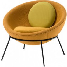 Arper Bowl chair žlutá nuance