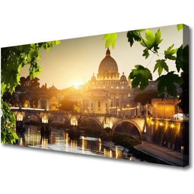 Obraz na plátně Most Město Architektura 100x50 cm – Sleviste.cz
