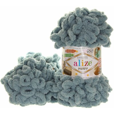 Alize Puffy šedá 428 – Zboží Dáma