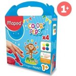 Maped Prstové barvy Color'Peps 4 barvy 80 ml – Zboží Dáma