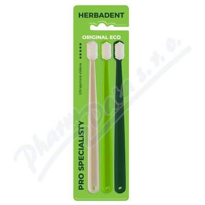 Herbadent Original ECO Ultra jemný 3 ks – Zboží Dáma