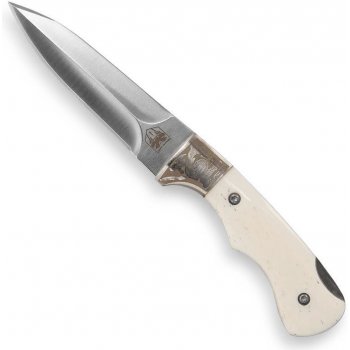 Cobratec Knives White Bone Folding Push Dagger