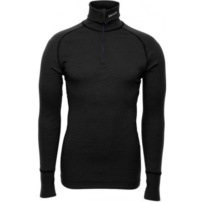 Brynje rolák Arctic Double Zip-polo se síťovinou černá