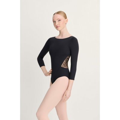 Trikot Intermezzozzo se síťovinou a rukávy 31720 černá – Zboží Dáma