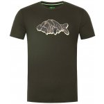 Korda Tričko Outline Tee Dark Olive – Sleviste.cz