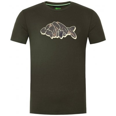 Korda Tričko Outline Tee Dark Olive – Sleviste.cz