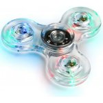 HARAHU Svítící LED Spinner Transparentní – Zboží Dáma