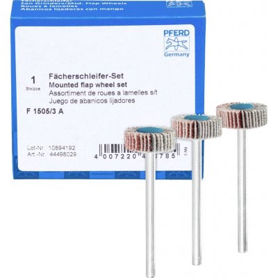 PFERD TOOLS 44498029 SADA NÁSTROJŮ NA BROUŠENÍ PODLE PŘIHRÁDEK F 1505/3 A. Průměr 15 mm 1 sada – Zboží Dáma