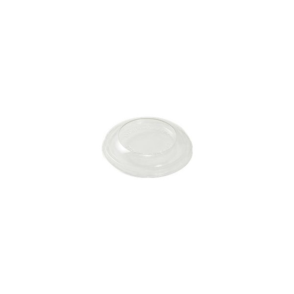 Jídlonosič ECOFOL Plastové víčko rPET pro kelímky na dezert 100/160/200 ml transparentní O81 mm bal/50 ks