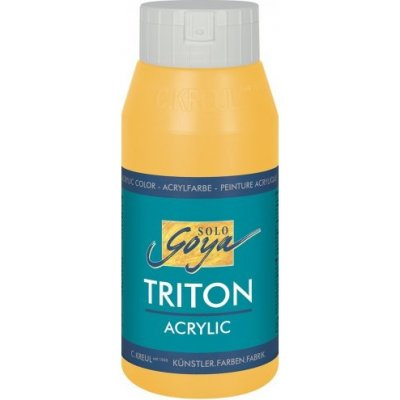 Akrylová barva TRITON SOLO GOYA 750 ml žlutá kukuřice