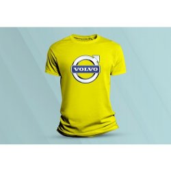 Sandratex dětské bavlněné tričko Volvo. žlutá
