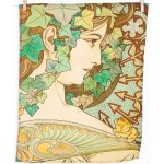 Matějovský ALFONS MUCHA BŘEČŤAN A VAVŘÍN 50x64cm 2ks zeleno-béžové – Zboží Mobilmania