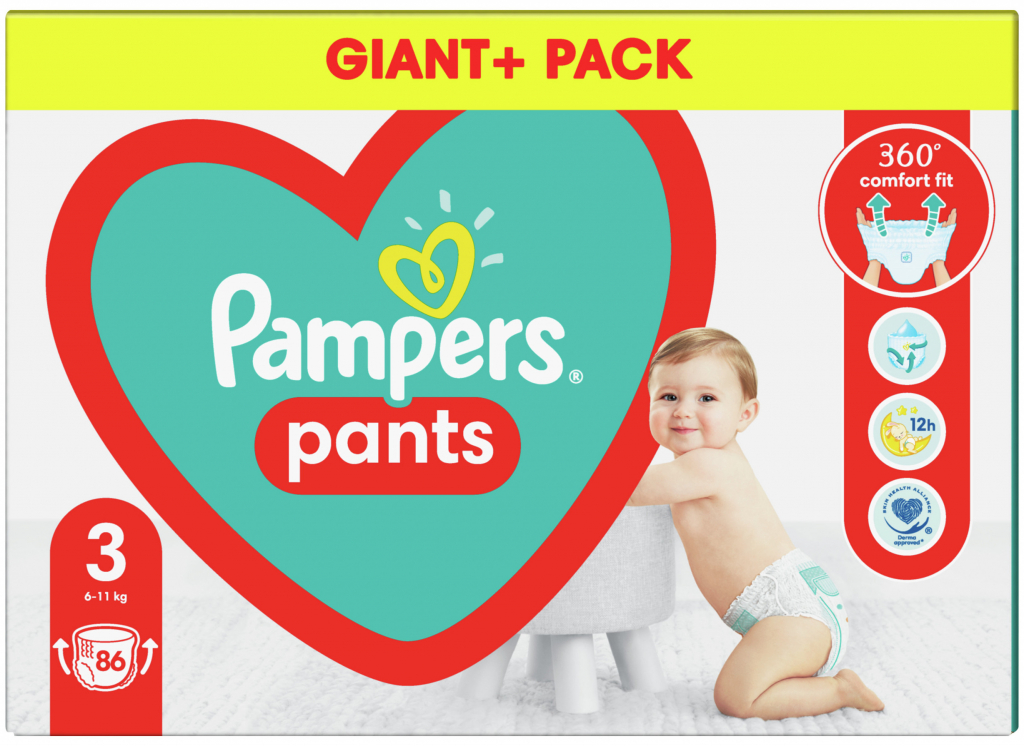 Pampers Pants 3 86 ks