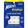 Mack's Pillow Soft bílé špunty do uší 6 párů