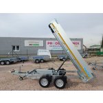 Přívěs Eduard 3118 1-str sklápěč, B30, 3000kg, 72cm kombi hydraulika