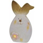 Dommio Zajíček keramický s květinou 14,5 cm – Hledejceny.cz