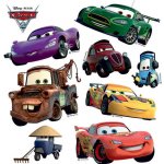 AG Design Samolepky na zeď Disney Cars 30 x 39 cm, – Zboží Dáma