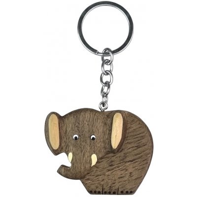 Přívěsek na klíče Dvěděti Dřevěná velká Slon – Zbozi.Blesk.cz