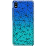 Pouzdro iSaprio - Abstract Triangles 03 Xiaomi Redmi 7A černé – Zboží Živě
