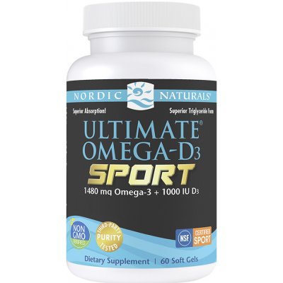 Nordic Naturals Ultimate Omega-d3 Sport 60 kapslí – Hledejceny.cz
