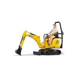 Bruder Mikrobagr JCB s figurkou