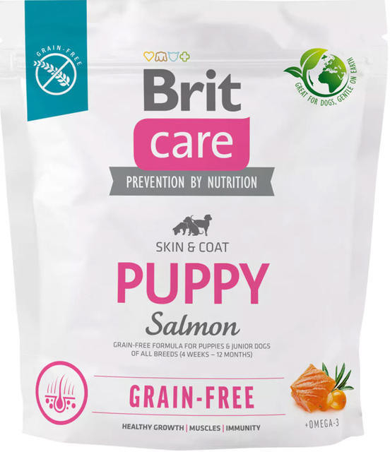 Brit Care Grain-free Puppy Salmon 1 kg od 128 Kč - Heureka.cz