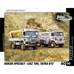 RETRO-AUTA TRUCK č 48 Dakar speciály LIAZ 100 TATRA 815 40 dílků
