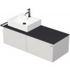 Koupelnový nábytek Intedoor Koupelnová skříňka s umyvadlem na desku TARA 128 cm TA 120L 2Z KDL