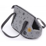 JK ANIMALS taška Grey Lux M stylová taška pro malé a střední psy 50 x 30 x 31 cm – Zboží Dáma