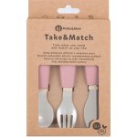 Petite&mars PETITE&MARS Sada příborů s nerezové oceli Take&Match 12m+ Dusty Rose 12m+ – Hledejceny.cz