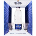 Finlandia 40% 0,7 l (dárkové balení 2 sklenice) – Zboží Mobilmania