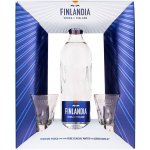 Finlandia 40% 0,7 l (dárkové balení 2 sklenice) – Hledejceny.cz