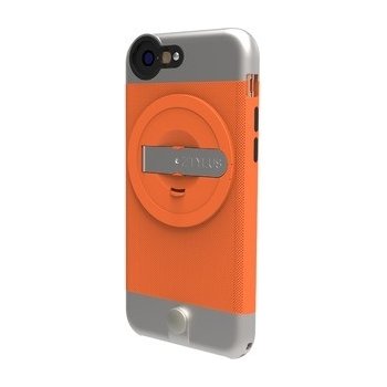 Pouzdro Ztylus Metal se stojánkem iPhone 6S Plus/6 Plus oranžové