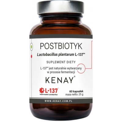 Kenay Postbiotikum Lactobacillus Plantarum L-137 60 kapslí – Hledejceny.cz