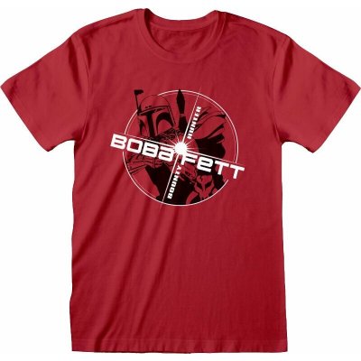 Star Wars tričko Boba Red Circle Red – Zboží Mobilmania