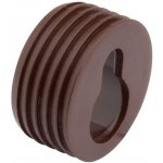 Walteco Kování pro zavěšení skříňky pr. 20 x 10 mm plast, hnědý, 2 ks 90706 – Zboží Mobilmania