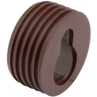 Walteco Kování pro zavěšení skříňky pr. 20 x 10 mm, plast, hnědý, 2 ks , 90706 – Zbozi.Blesk.cz